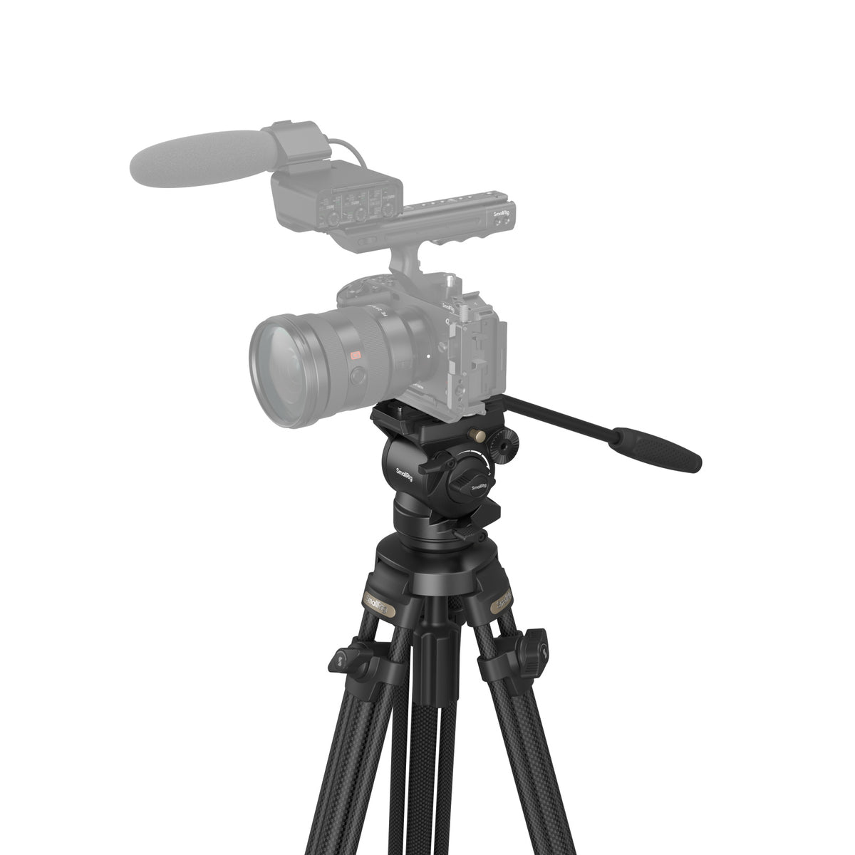 SmallRig Lightweight Video Carbon Fiber Tripod Kit AD-50