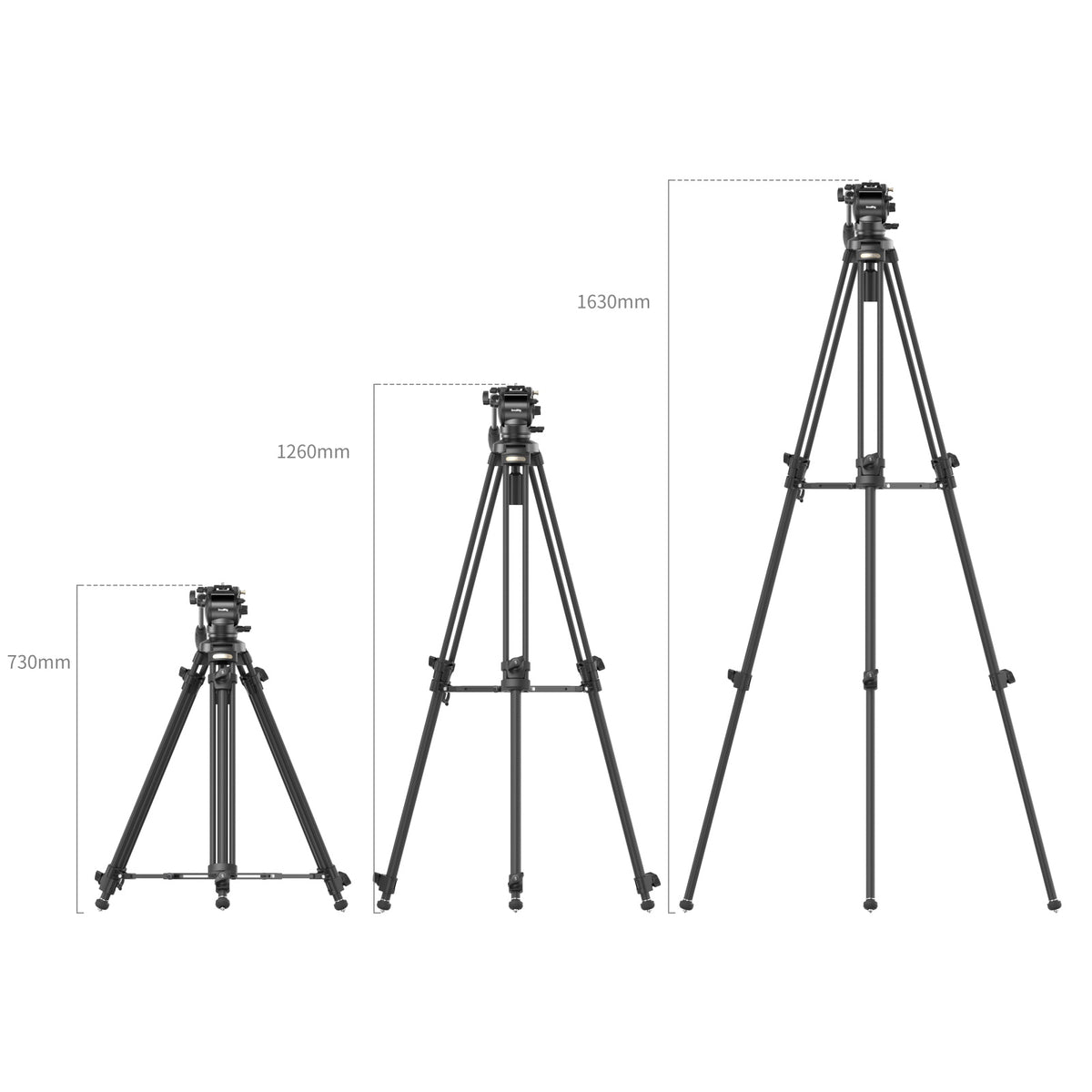 SmallRig Lightweight Video Carbon Fiber Tripod Kit AD-50