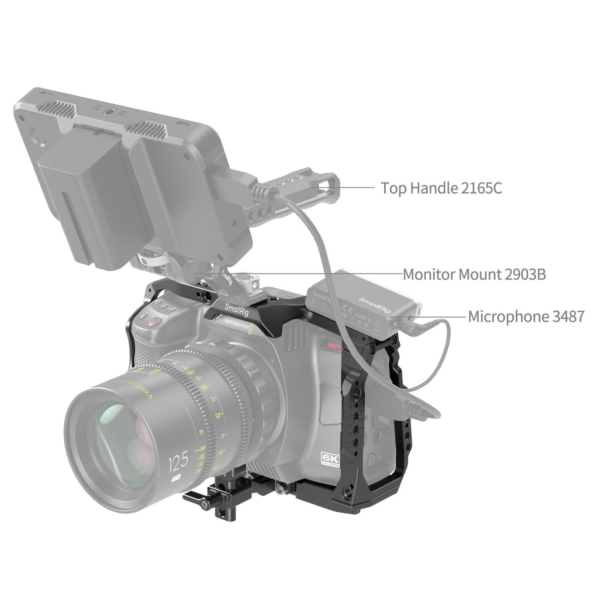 SmallRig Cage for Blackmagic Design Cinema 6K 4785