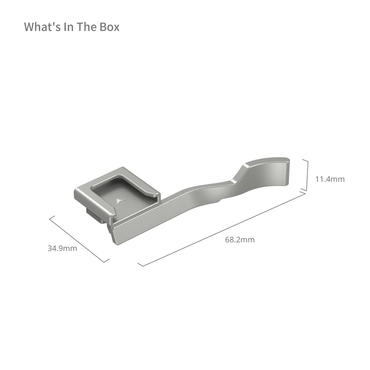 SmallRig Thumb Grip for Sony Alpha 7C II & Alpha 7CR & Alpha 7C (Silver)
