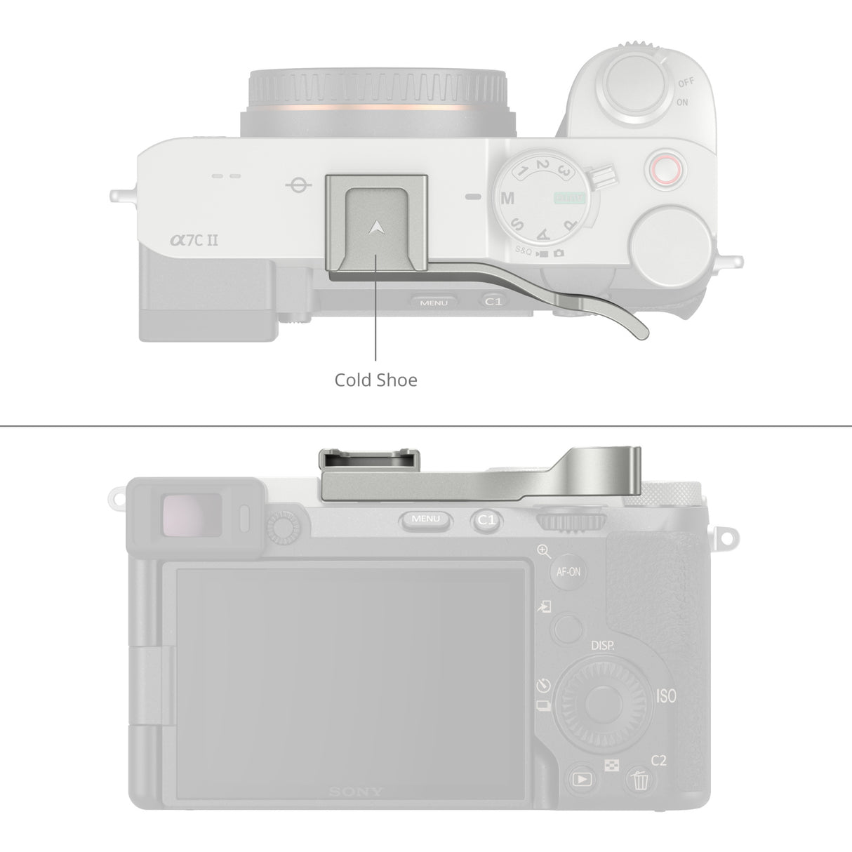 SmallRig Thumb Grip for Sony Alpha 7C II & Alpha 7CR & Alpha 7C (Silver)