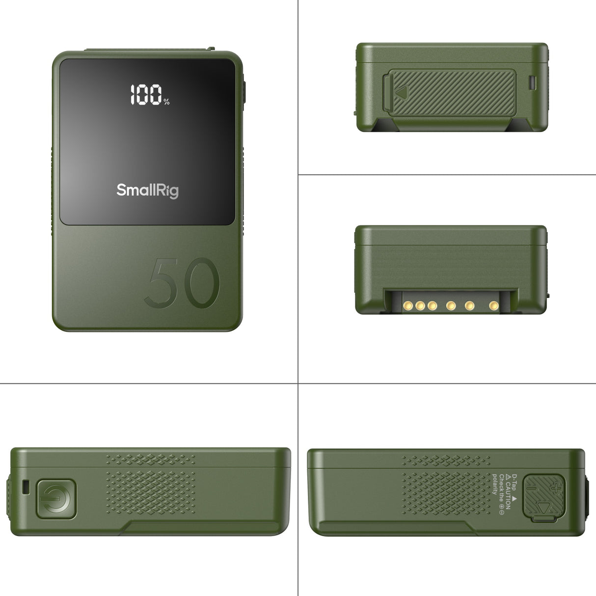 SmallRig VB50 Mini V-Mount Battery (Green)