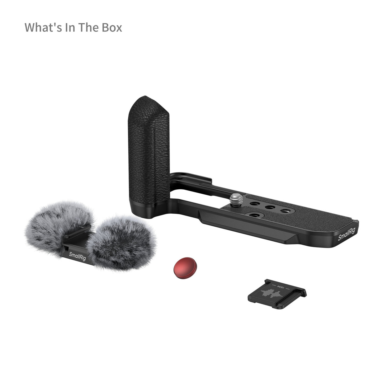 SmallRig L-Shape Mount Plate with Silicone Handle for FUJIFILM X-M5 (Black)