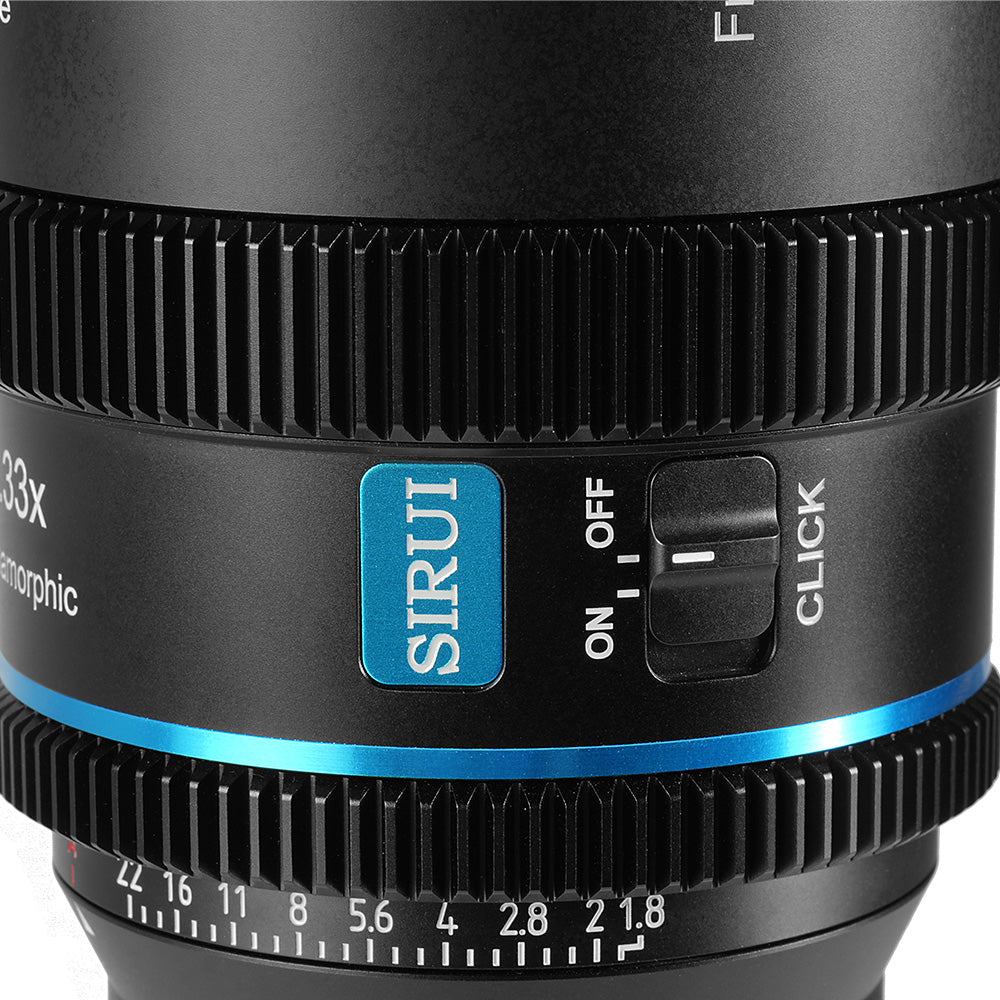 SIRUI 40mm T1.8 1.33X S35 Frame Autofocus Anamorphic Lens