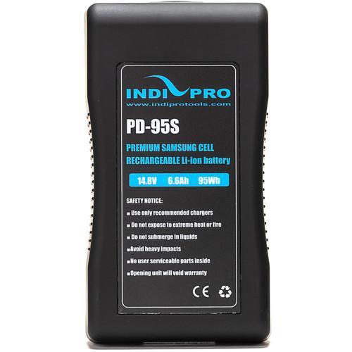 Indipro 4x Compact 95Wh V-Mount Li-Ion Batteries and Quad V-Mount Battery Charger Kit