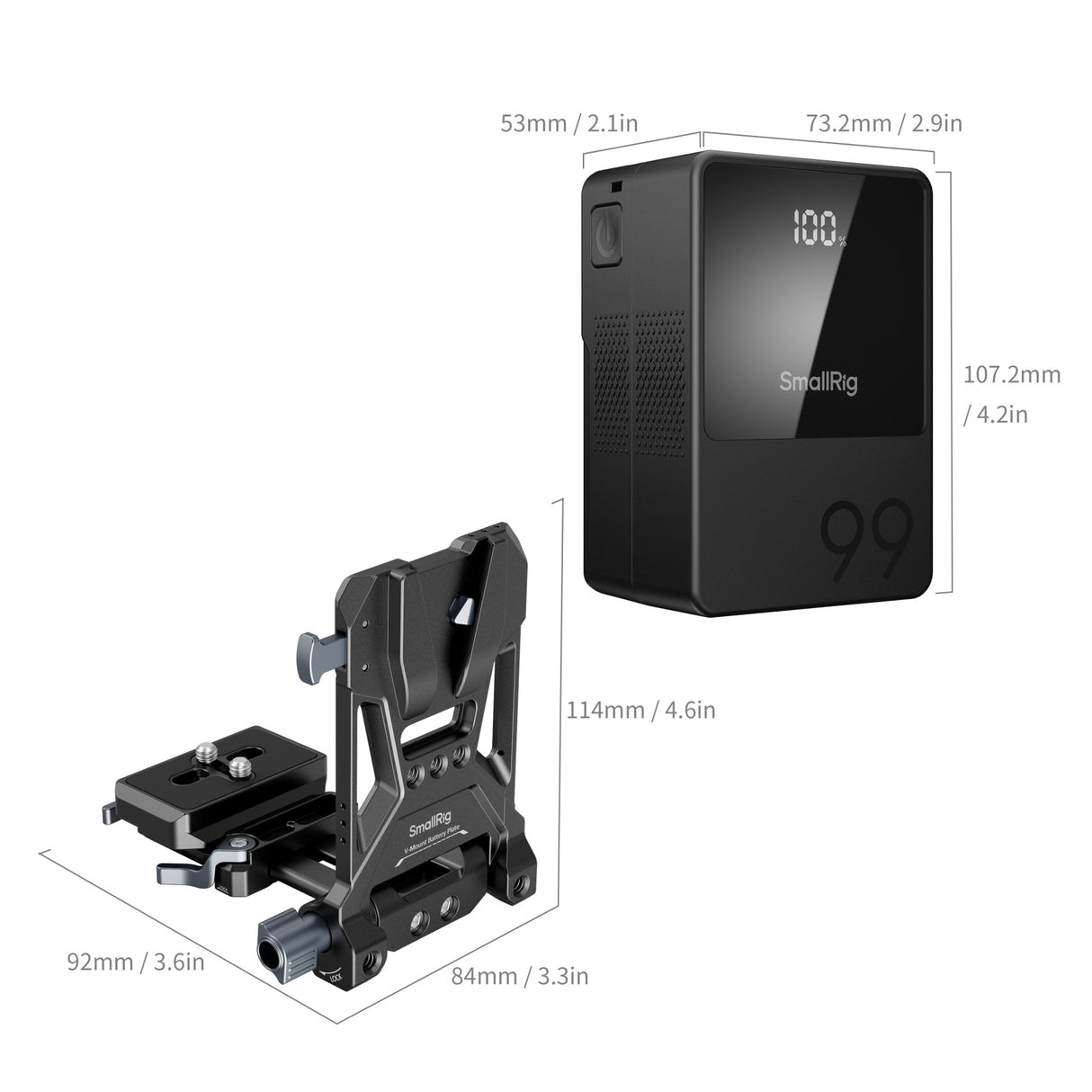 SmallRig VB99 Mini V-Mount Battery (Kit)