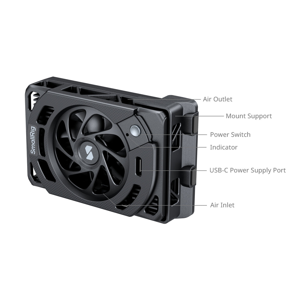 SmallRig Cooling Fan for Canon EOS R5 Mark II & R5