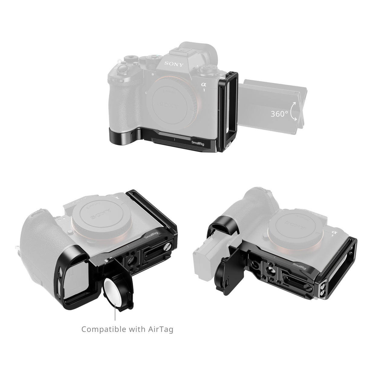 SmallRig L-Shape Mount Plate for Sony Alpha 1 II & Alpha 9 III