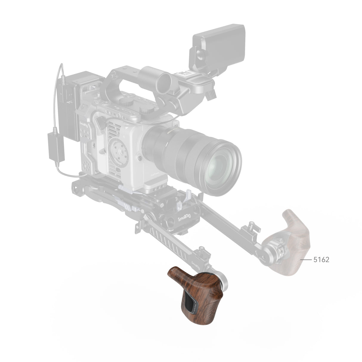 SmallRig "ImageGrip" Series Wooden Handle with ARRI Rosette (Right Side)