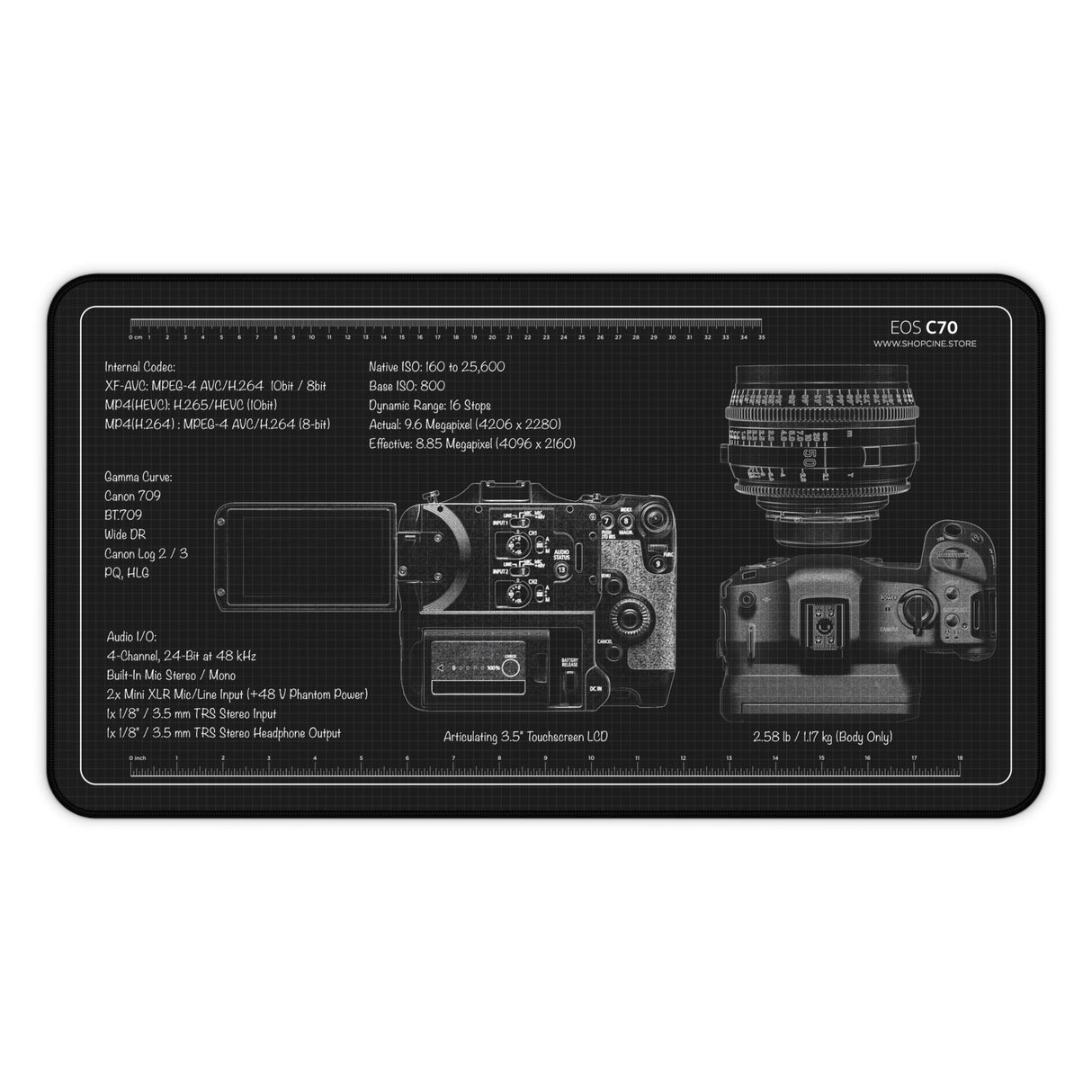 Canon C70 | Blackout Camera Mat