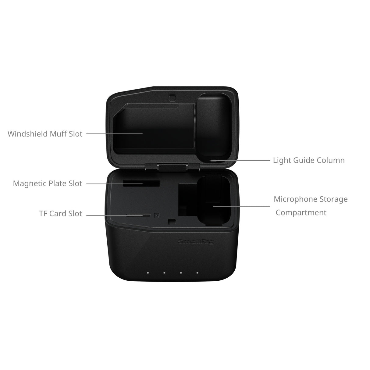 SmallRig Charging Case with Integrated Power Bank for DJI Mic 2 5204