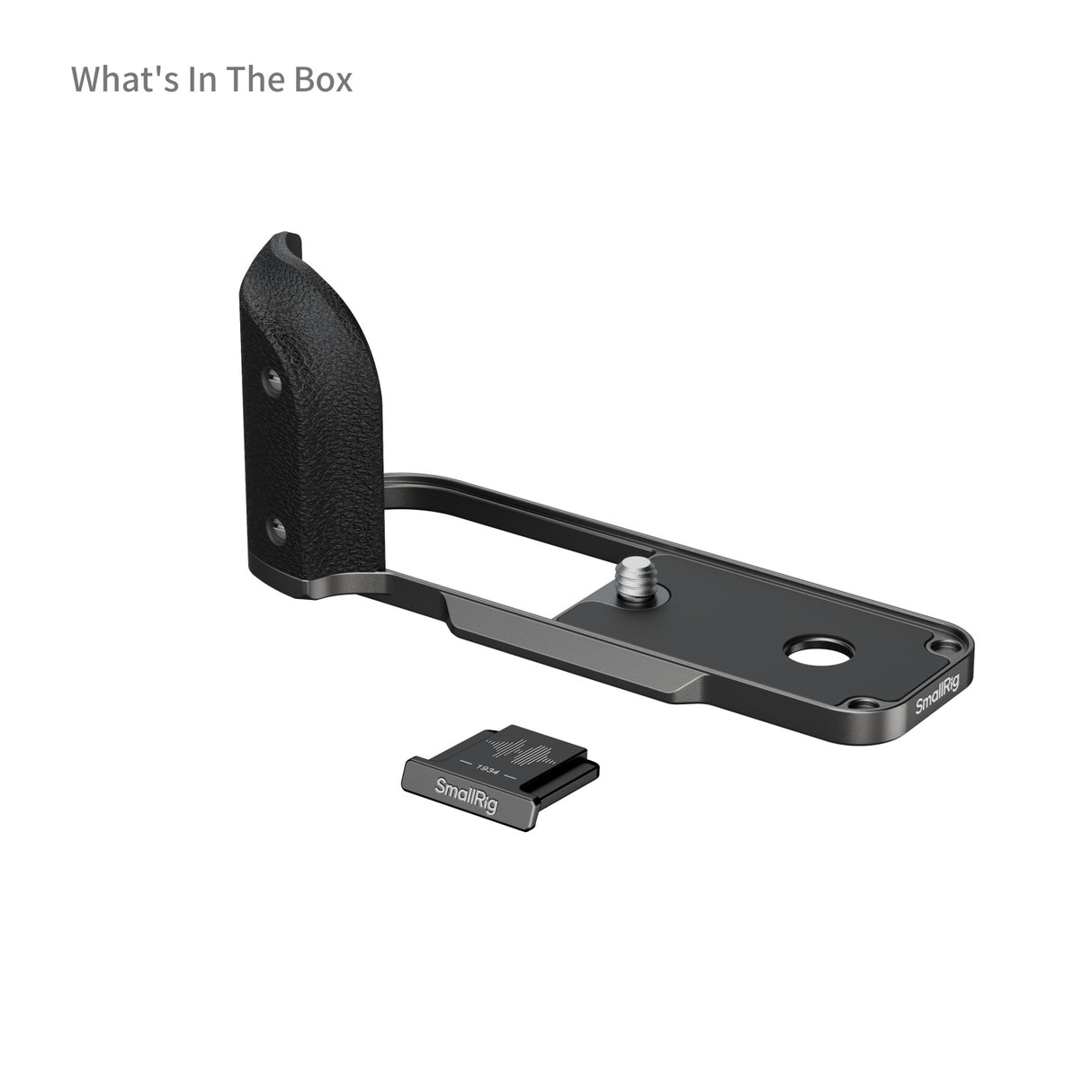 SmallRig L-Shaped Mount Plate with Silicone Handle for FUJIFILM X half (Charcoal Silver)