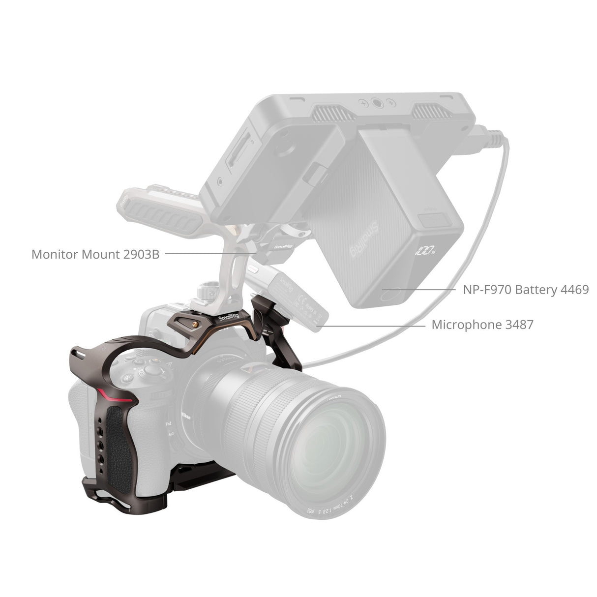 SmallRig “Night Eagle” Cage for Nikon Z5 / Z5II / Z6 / Z6II / Z7 / Z7II 5258