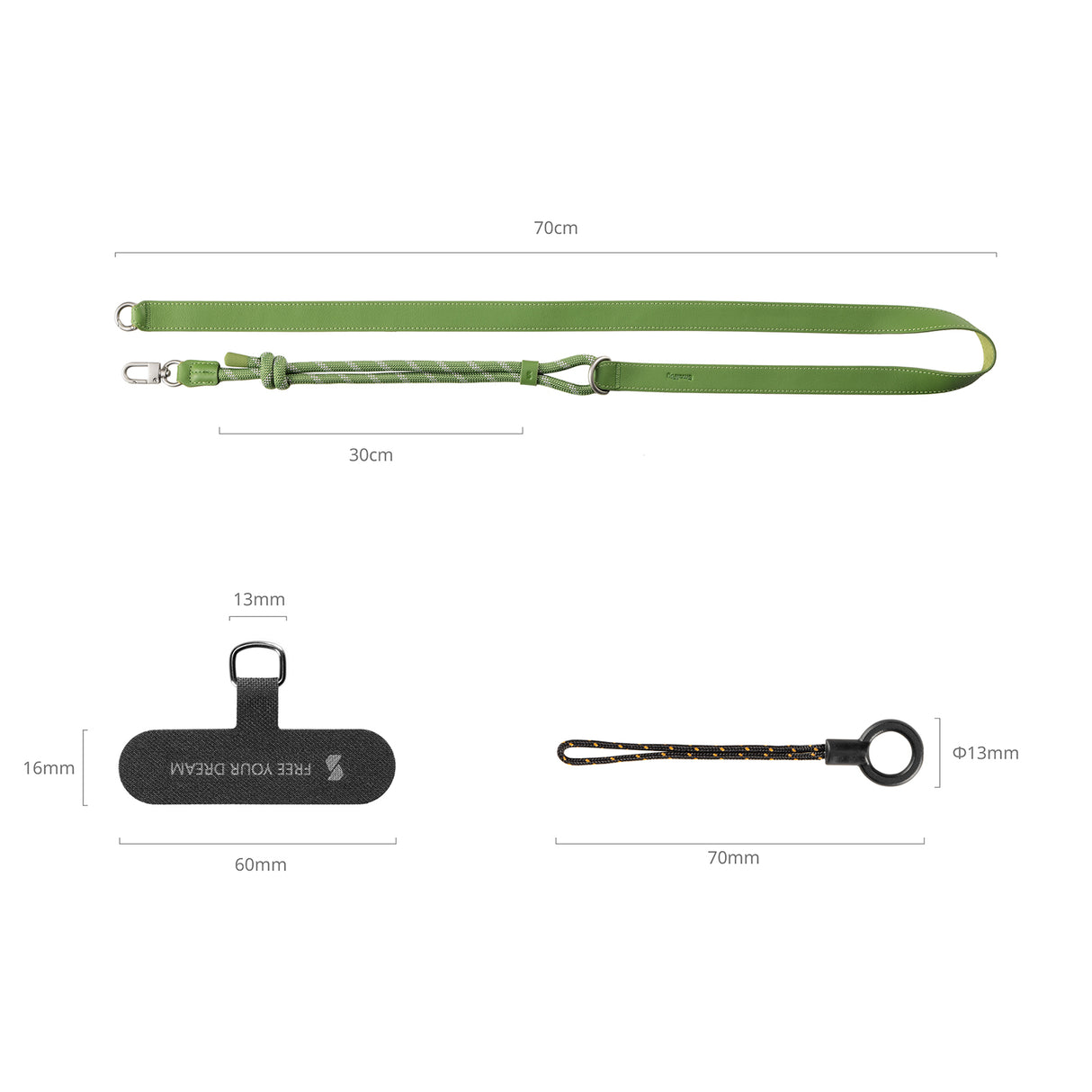 SmallRig FilMov Phone Shoulder Strap (Green)
