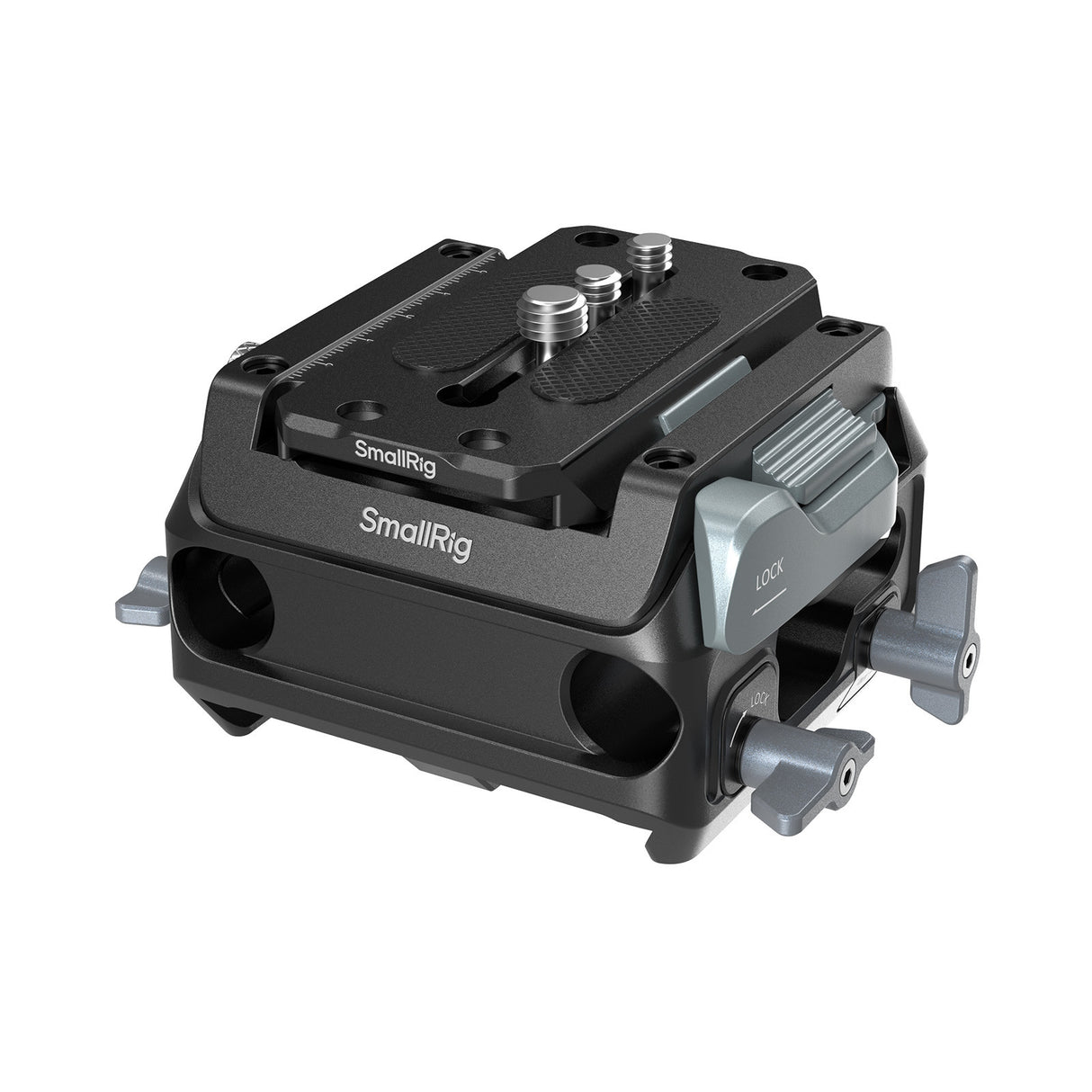 SmallRig Manfrotto-Type Mount Plate Kit with 15mm Dual Rod Clamp 5366