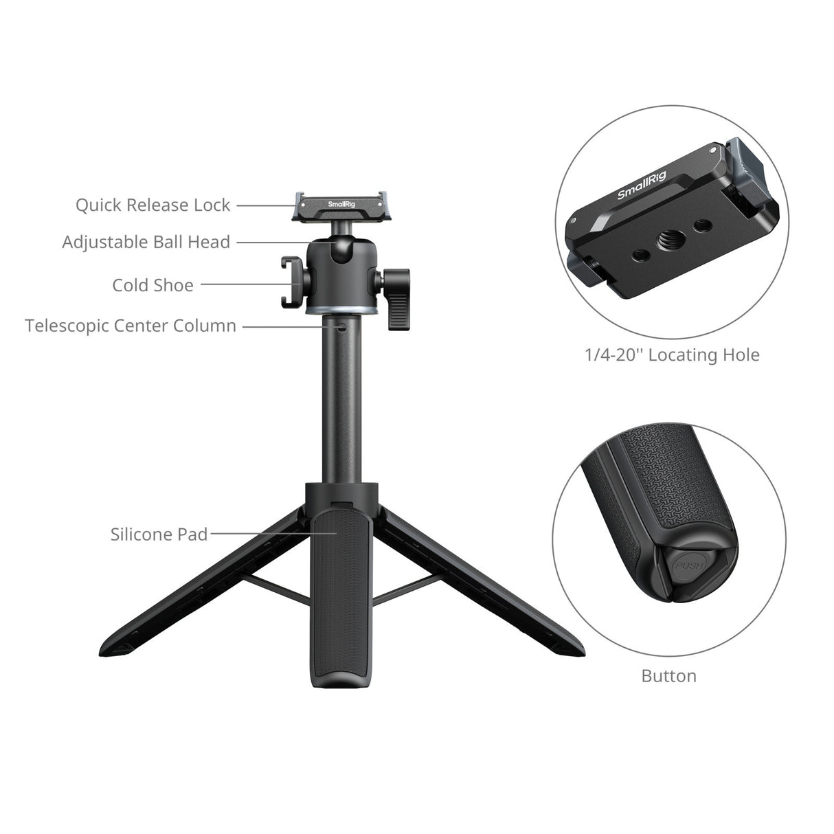 SmallRig Mount Support for DJI Osmo Action 5 Pro / 4 / 3 5435
