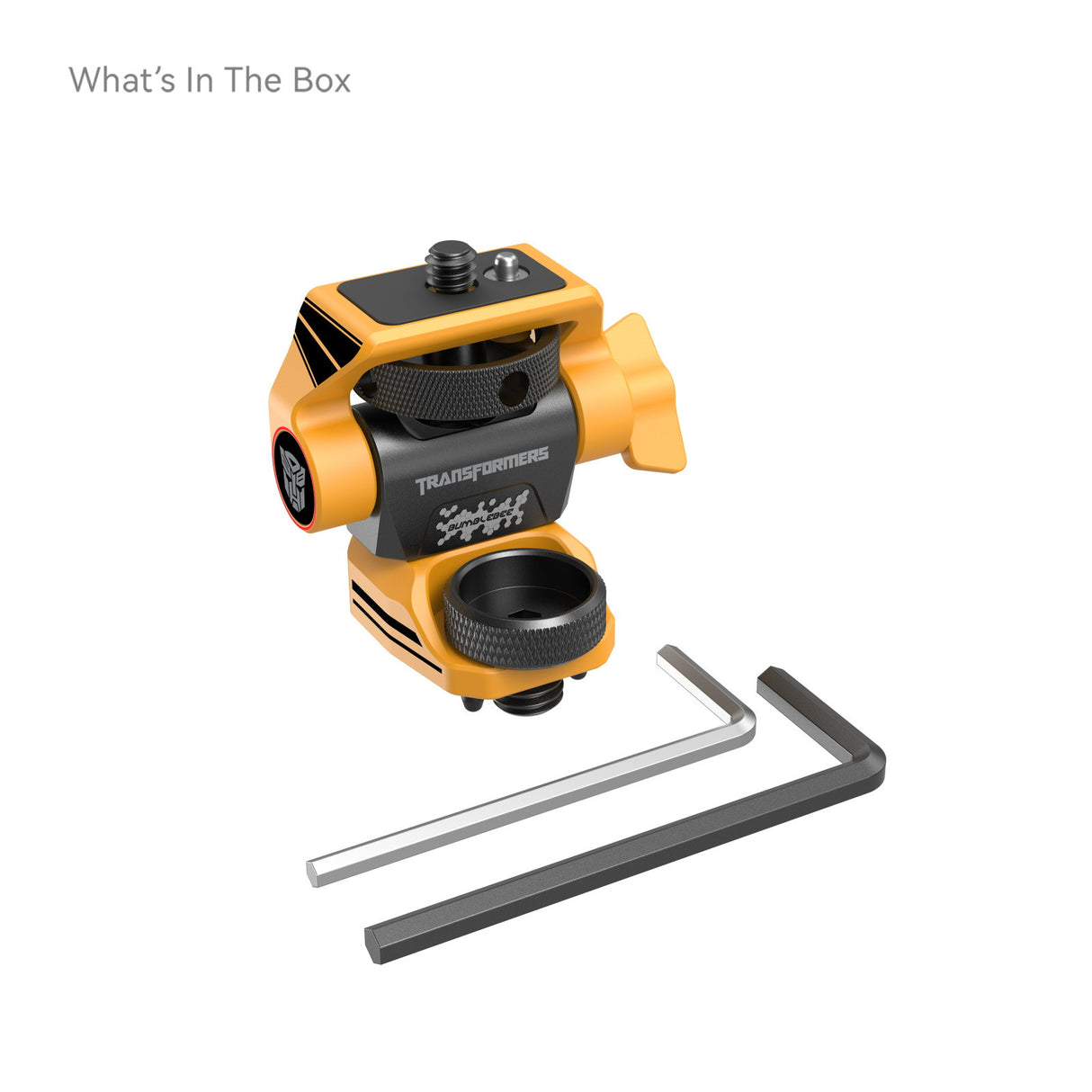 SmallRig Adjustable Monitor Support Compatible with ARRI 3/8''-16 Screws(BumbleBee Edition)5520