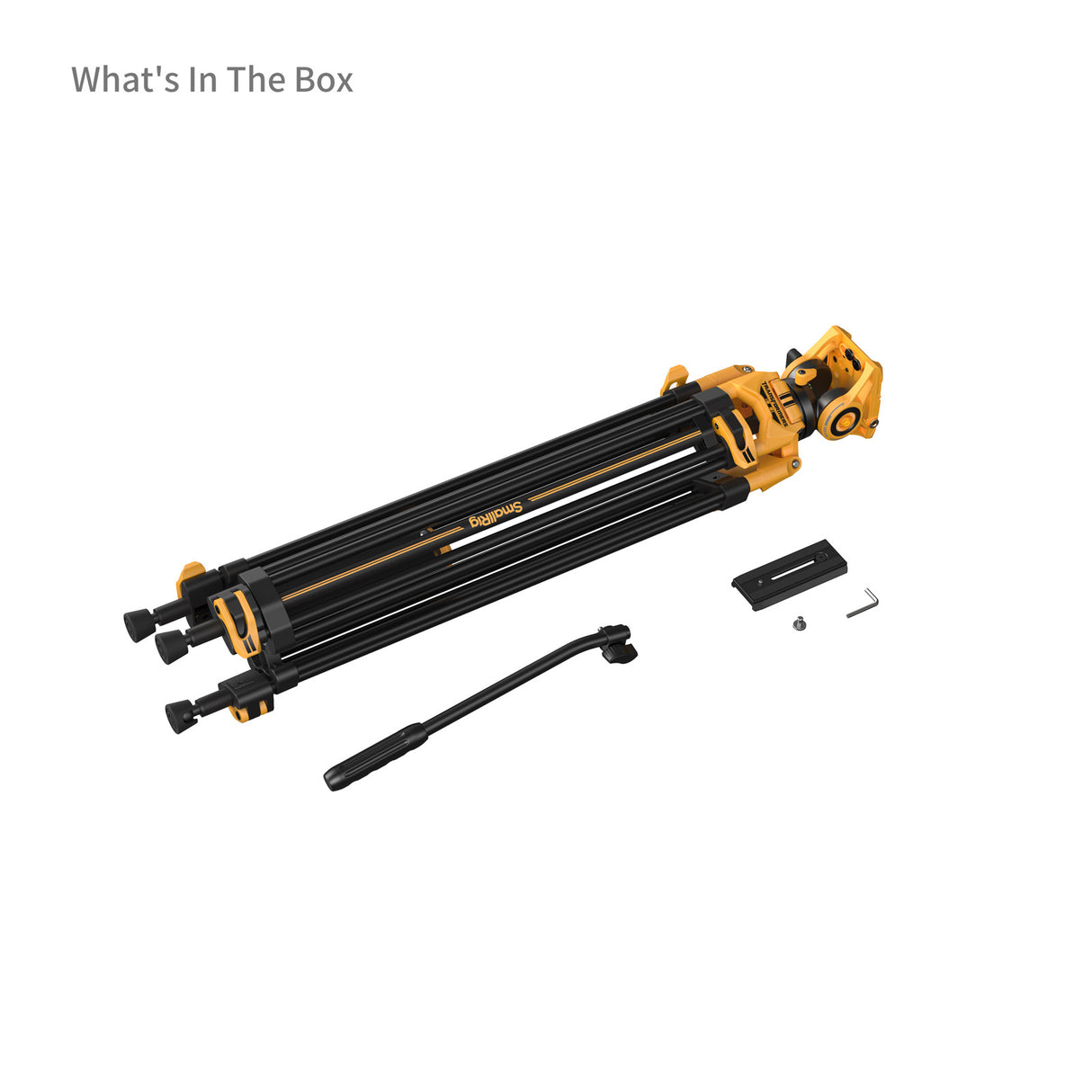 SmallRig Heavy-Duty Fluid Head Tripod AD-01(BumbleBee Edition)5523