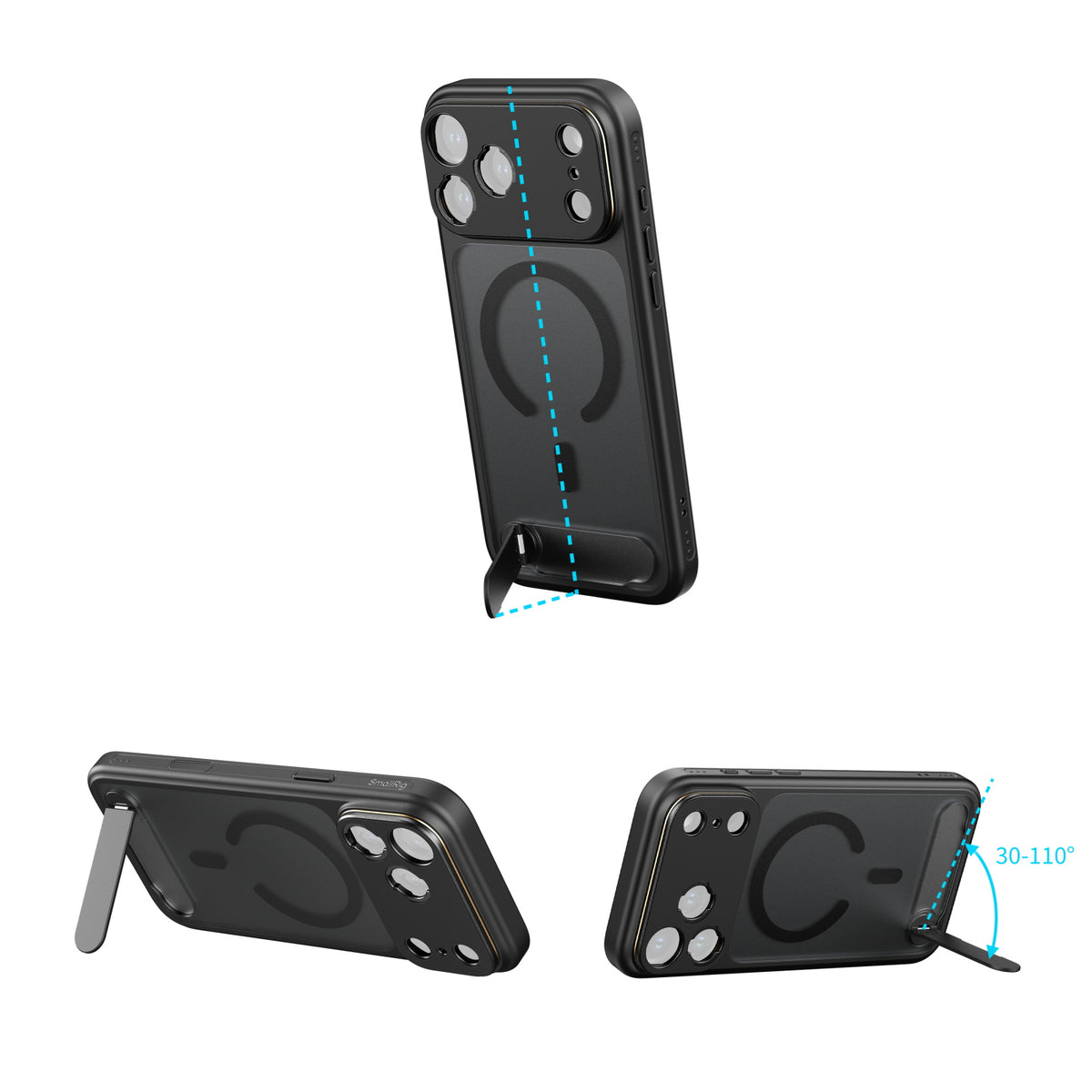 SmallRig FilMov Lightweight Photography Phone Case for iPhone 17 Pro (Black)