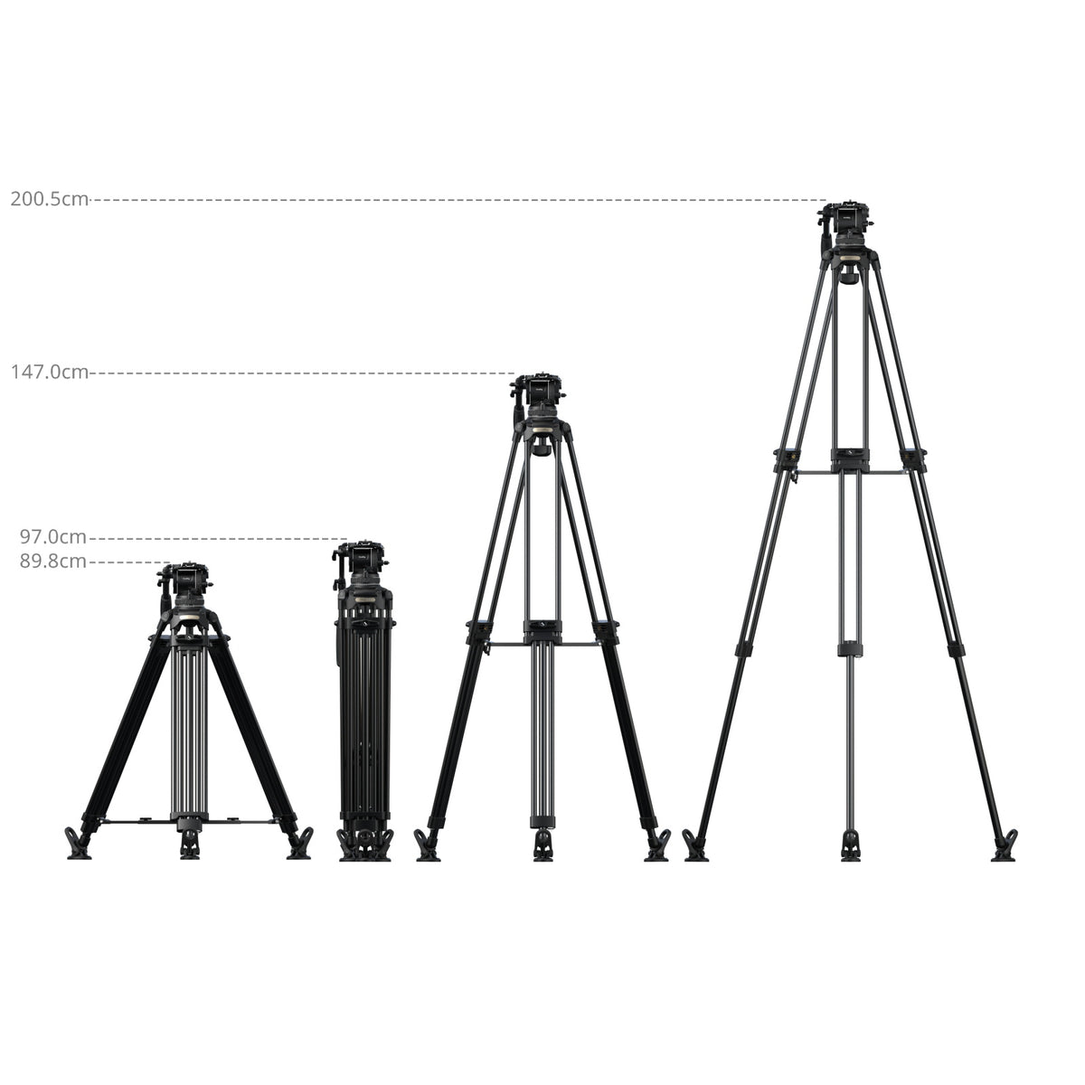 SmallRig FSD18 FreeSpeed Heavy-Duty Aluminum Alloy Tripod