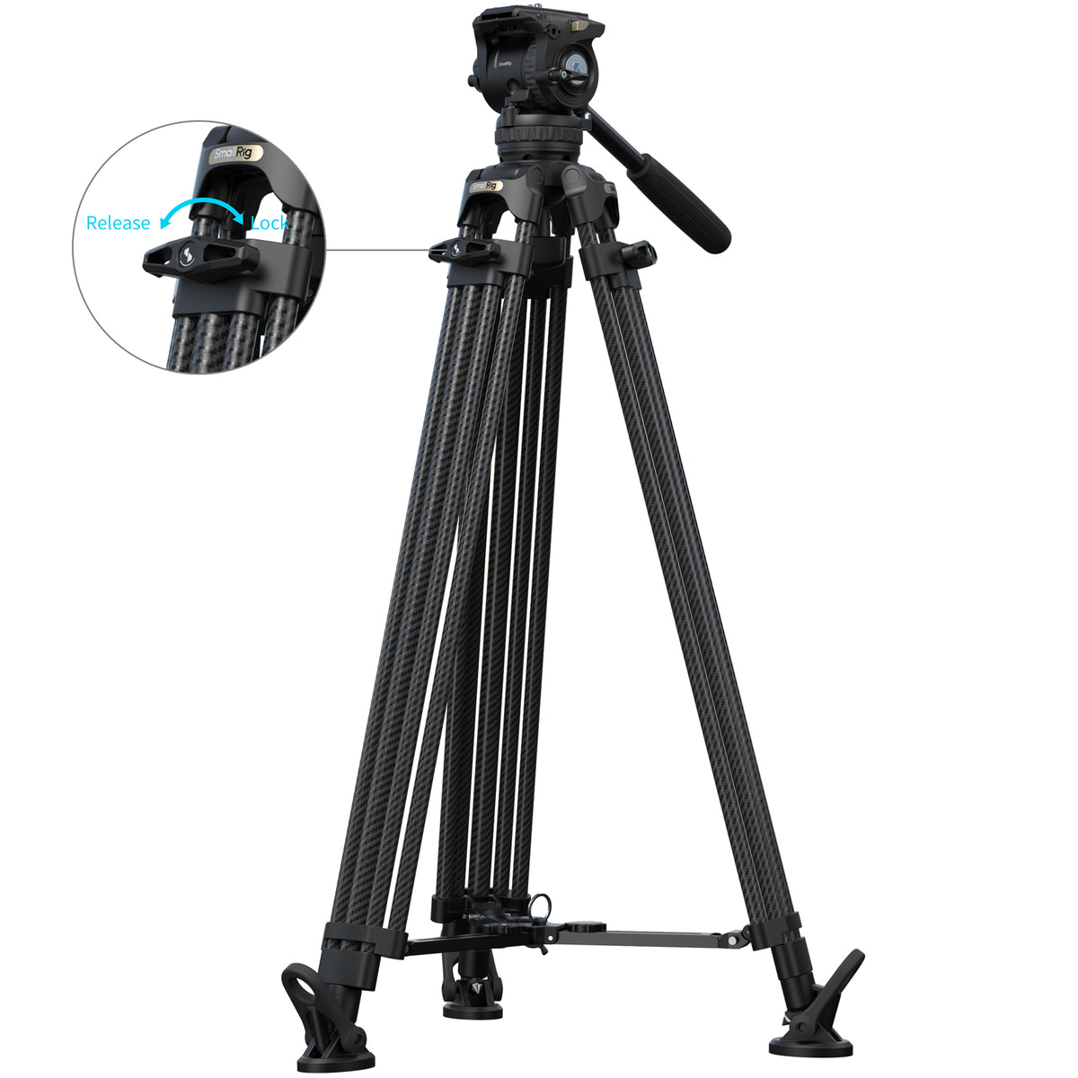 SmallRig FSD16 FreeSpeed Heavy-Duty Carbon Fiber Tripod