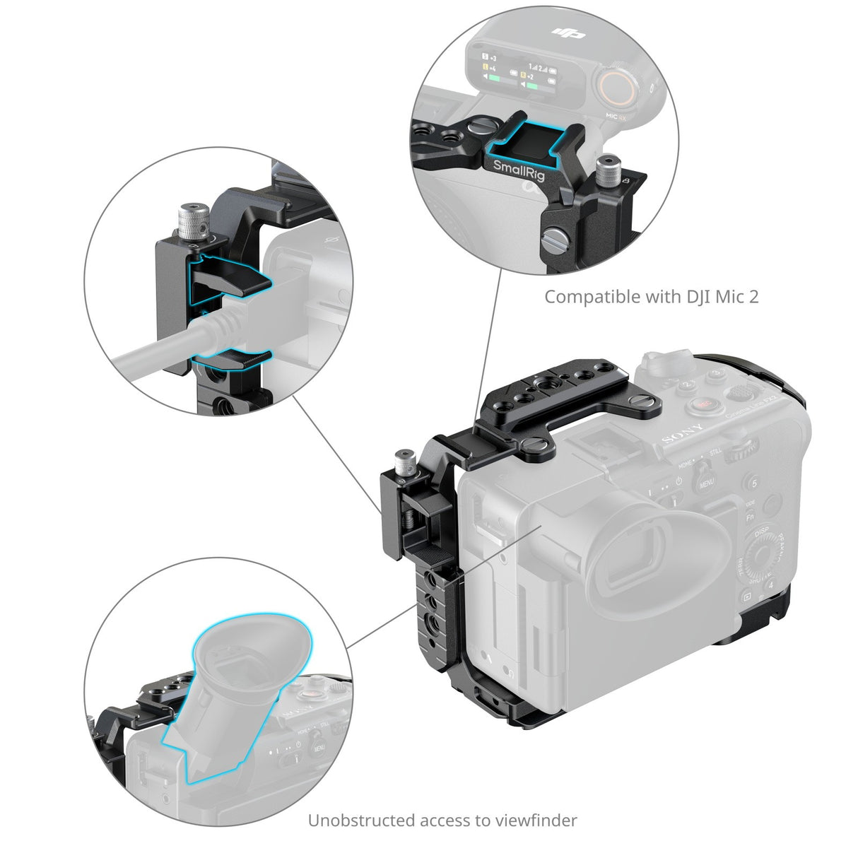 SmallRig Cage Kit for Sony FX2 (5589)