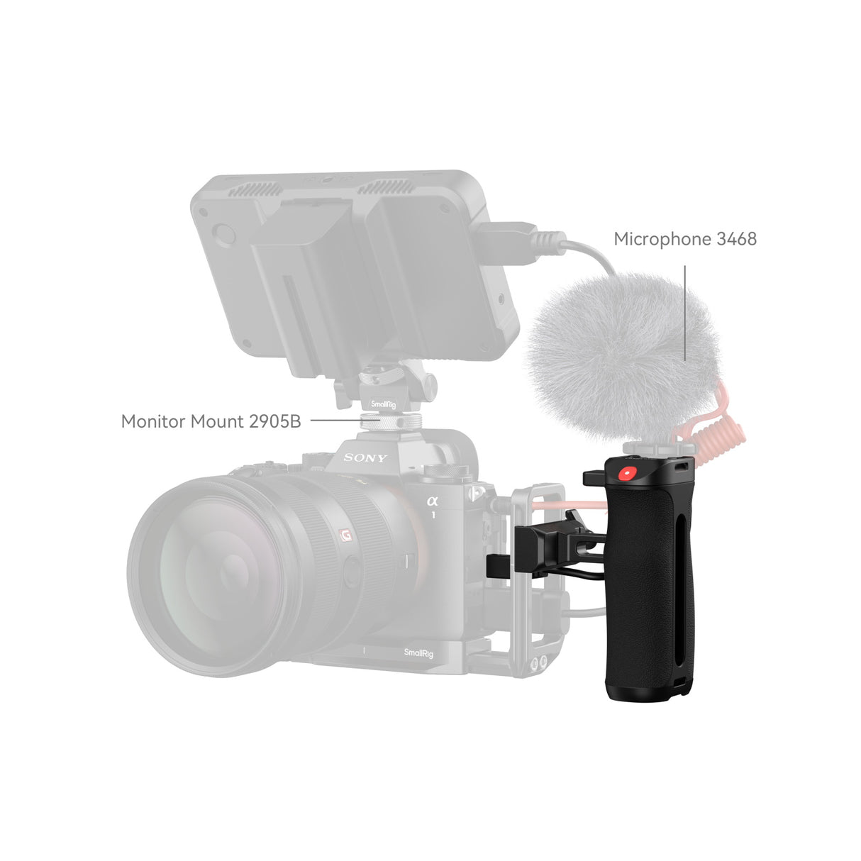 SmallRig Arca-Type Side Handle with Rec Trigger