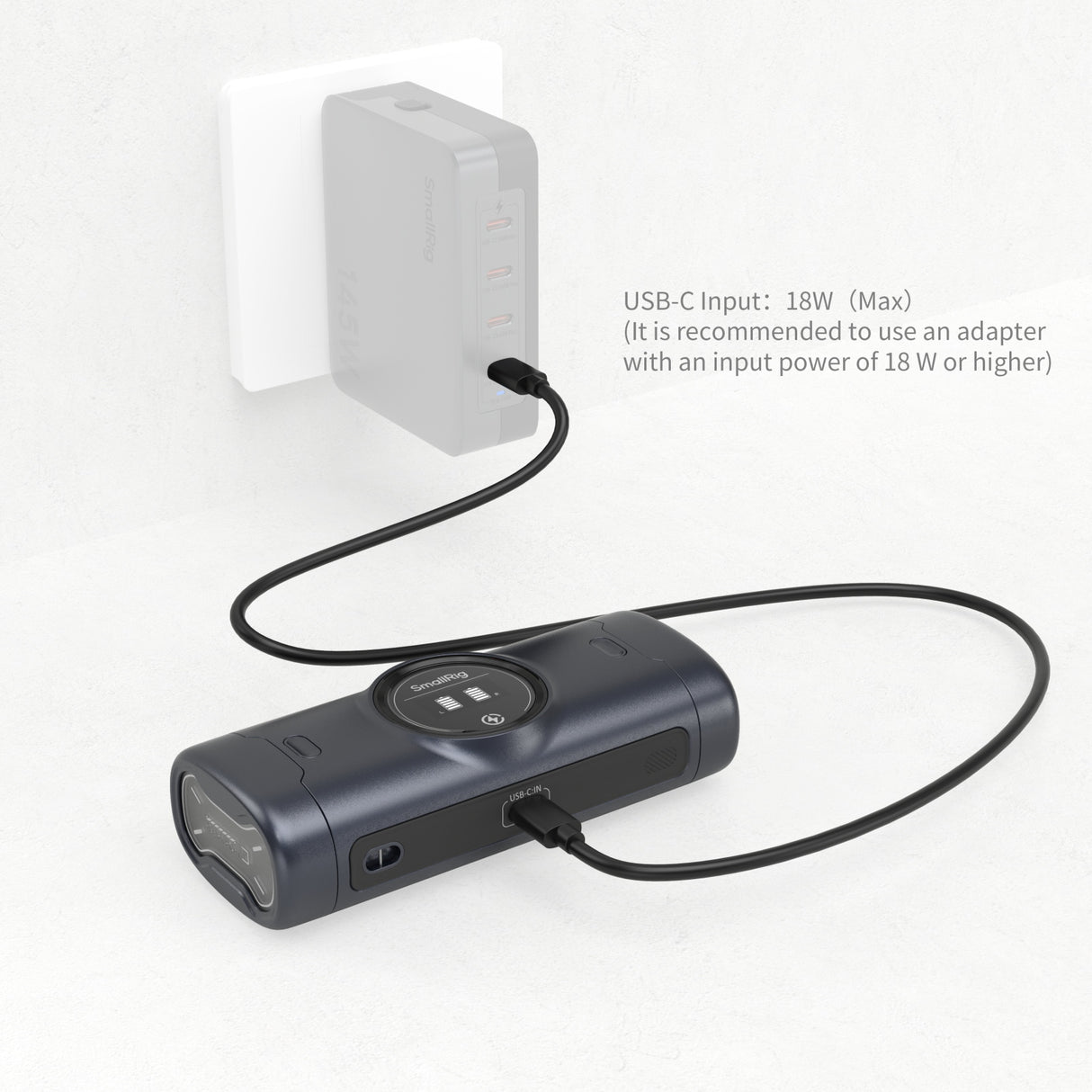SmallRig Portable Charger Case Kit for LP-E6P Camera Batteries