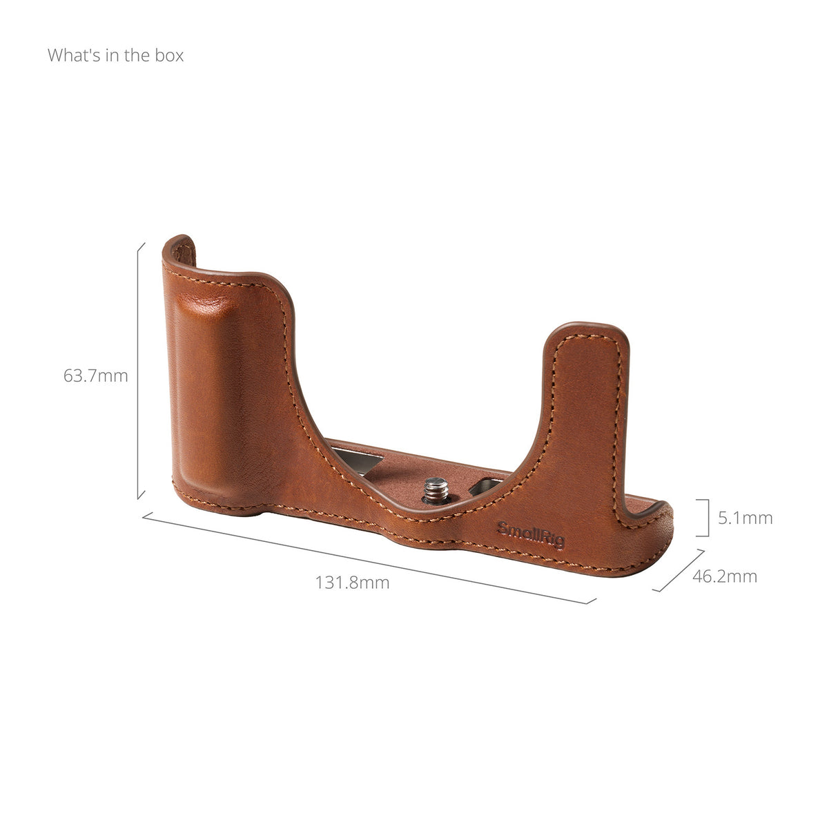 SmallRig Leather Half Case for Panasonic LUMIX L10(Brown)5699