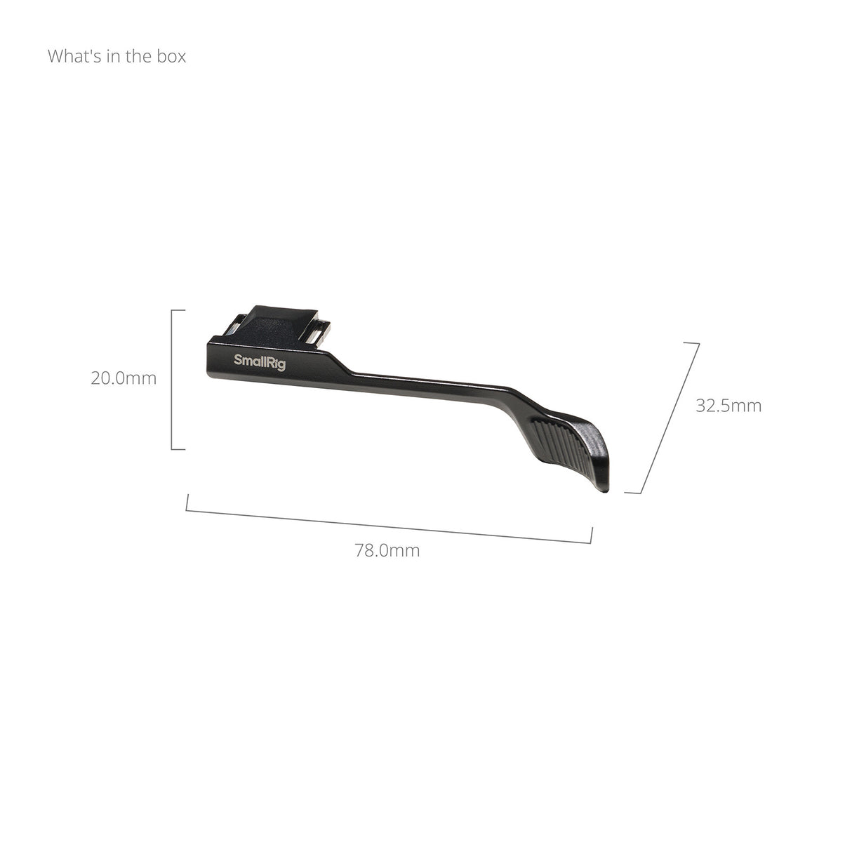 SmallRig Thumb Grip for Panasonic LUMIX L10 (Black) 5702