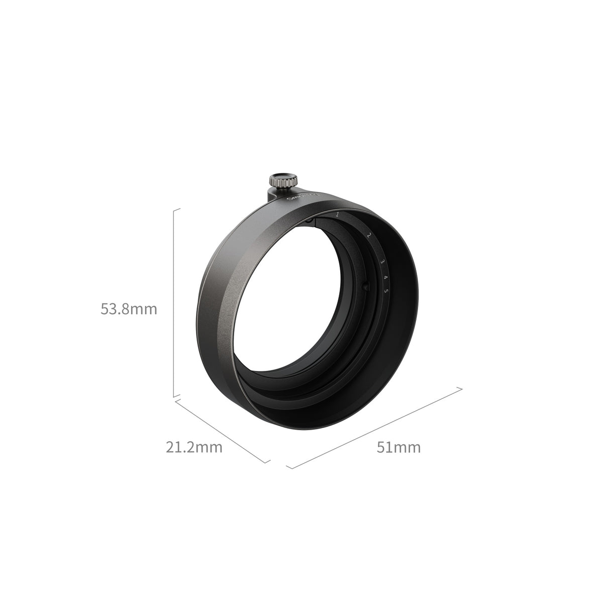 SmallRig Shading Hood for FUJIFILM X half (Charcoal Silver)