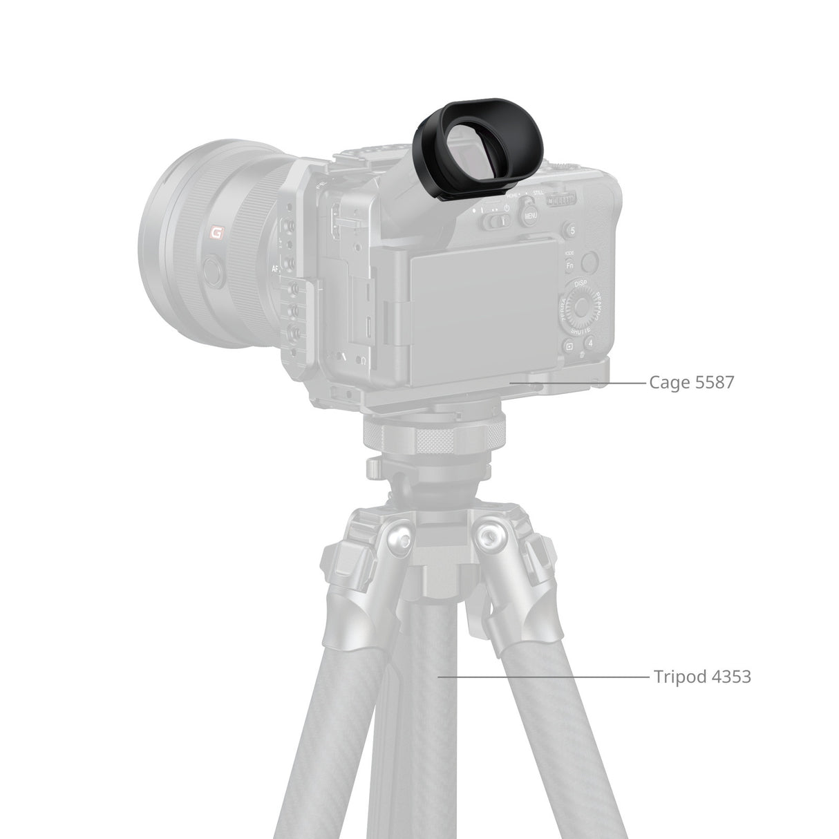 SmallRig Horizontal-to-Vertical Camera Viewfinder Eyecup for Sony FX2 5713