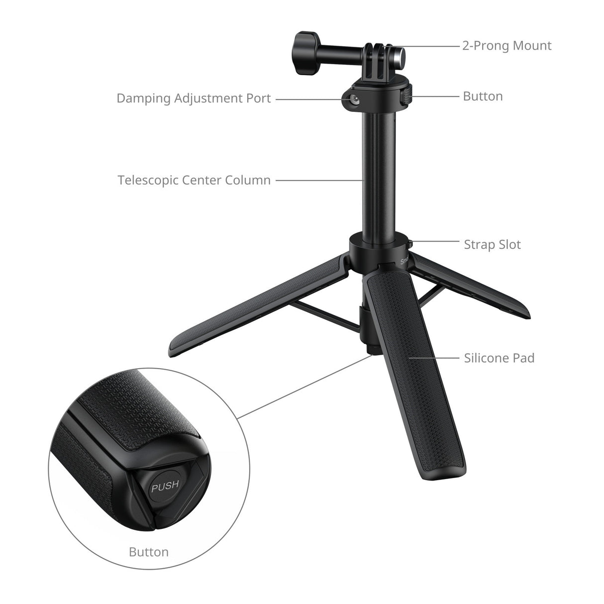 SmallRig Selfie Stick Support for Action Cameras 5725