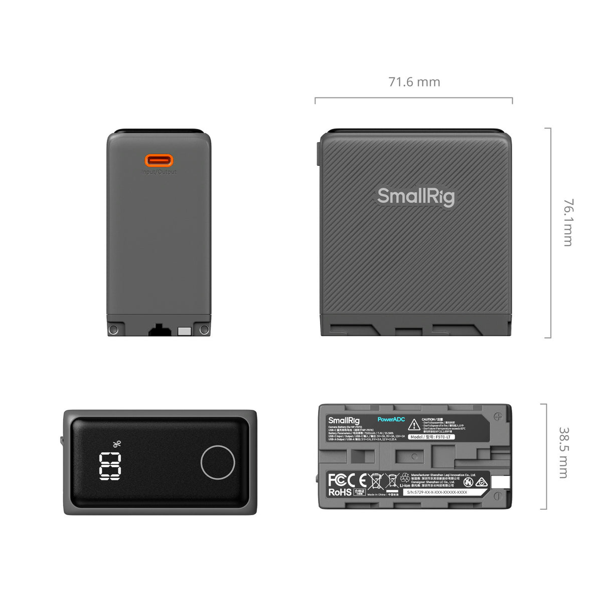 SmallRig Camera Battery for NP-F970 5729