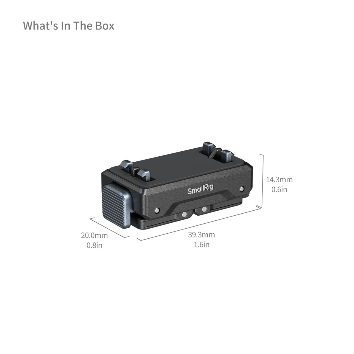 SmallRig Quick Release Mount Adapter for Insta360 X5 / X4 Air & Ace Pro 2 & Ace Pro & Ace