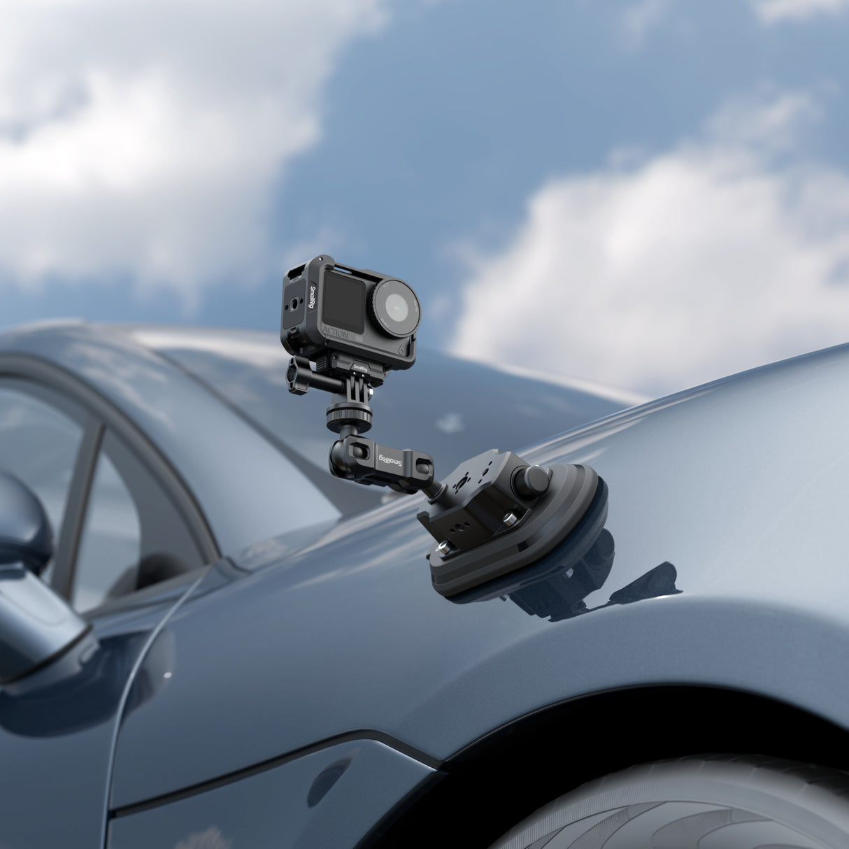 SmallRig 3 × 6" Car Suction Support for Action Cameras 5842