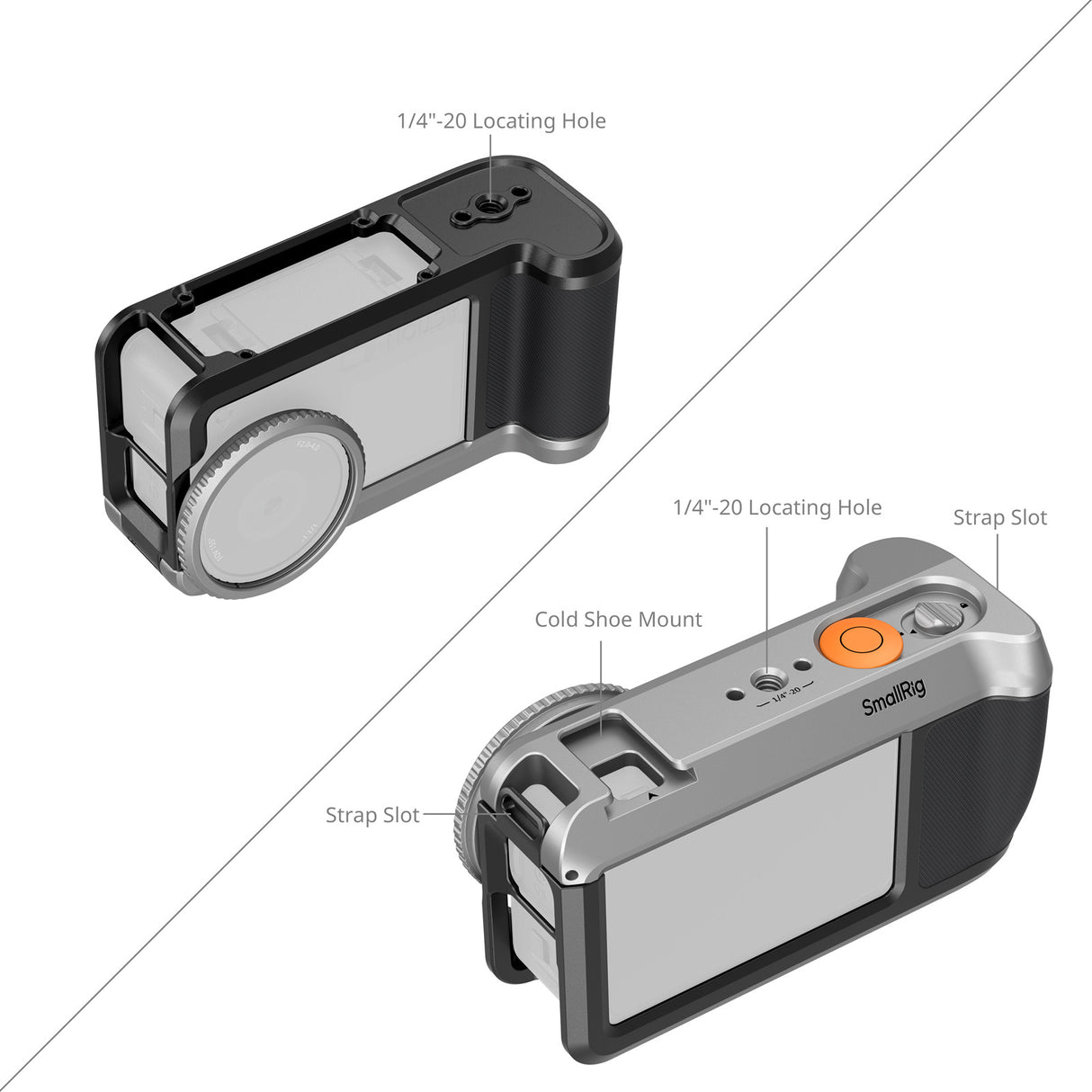 SmallRig Dedicated Street Photography Cage for DJI OSMO Action 6 5891
