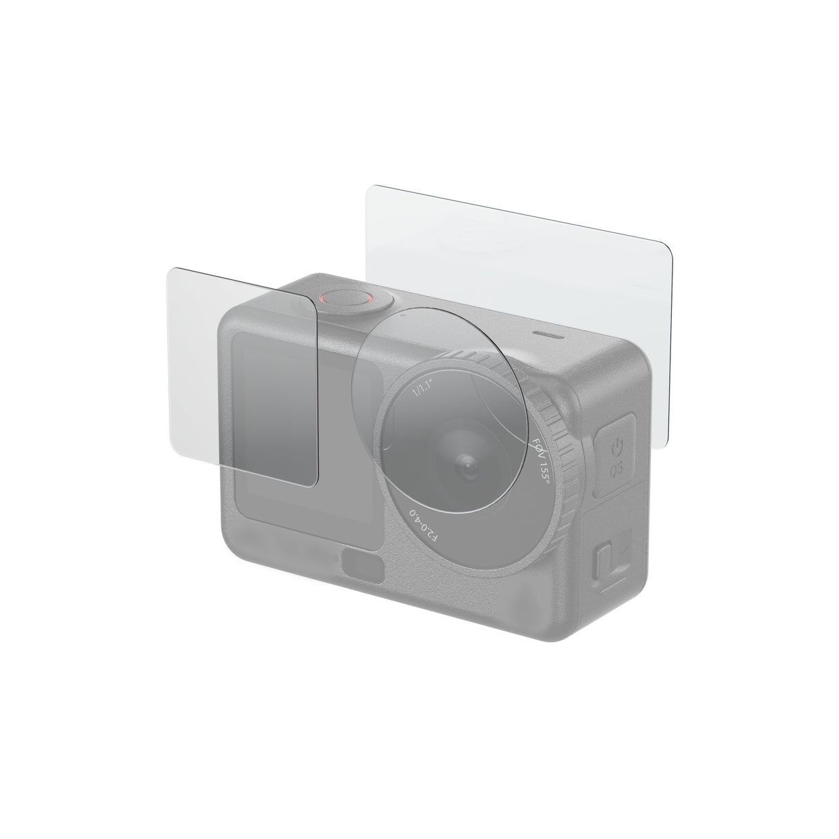 SmallRig Tempered Glass Screen Protector Kit for DJI Osmo Action 6