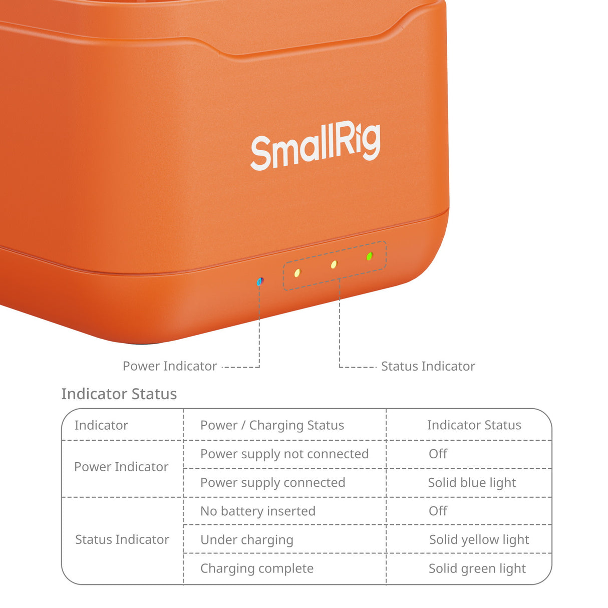 SmallRig Camera Battery Charger for DJI Action 6 5921
