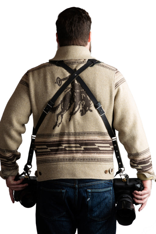 Skinny Money Maker | Thin Leather Camera Harness