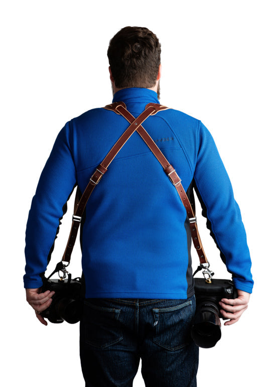 Skinny Money Maker | Thin Leather Camera Harness