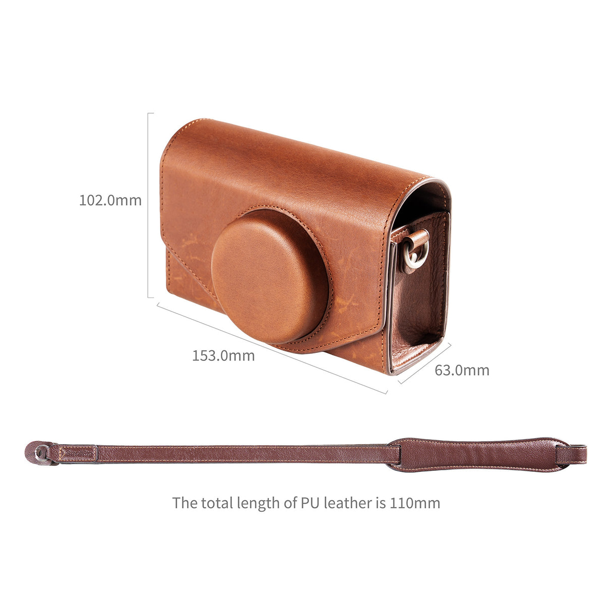 SmallRig Leather Storage Bag for FUJIFILM X-E5 / X100VI (Brown) 5986