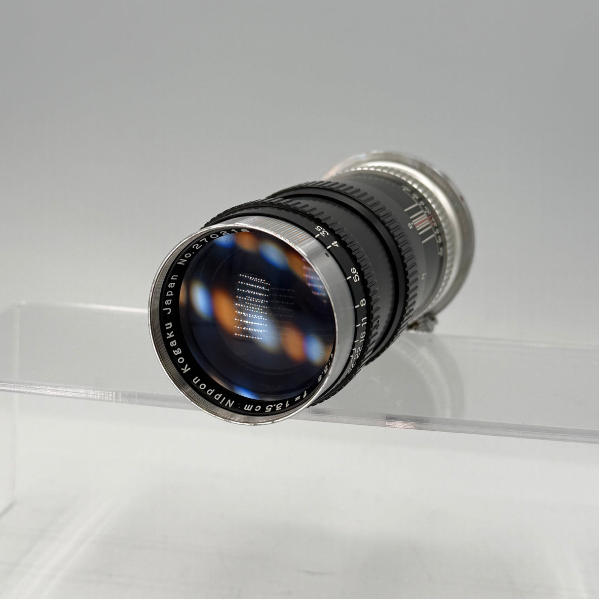 (USED) VINTAGE Nikkor-Q.C 13.5cm f/3.5 Nippon Kogaku Lens