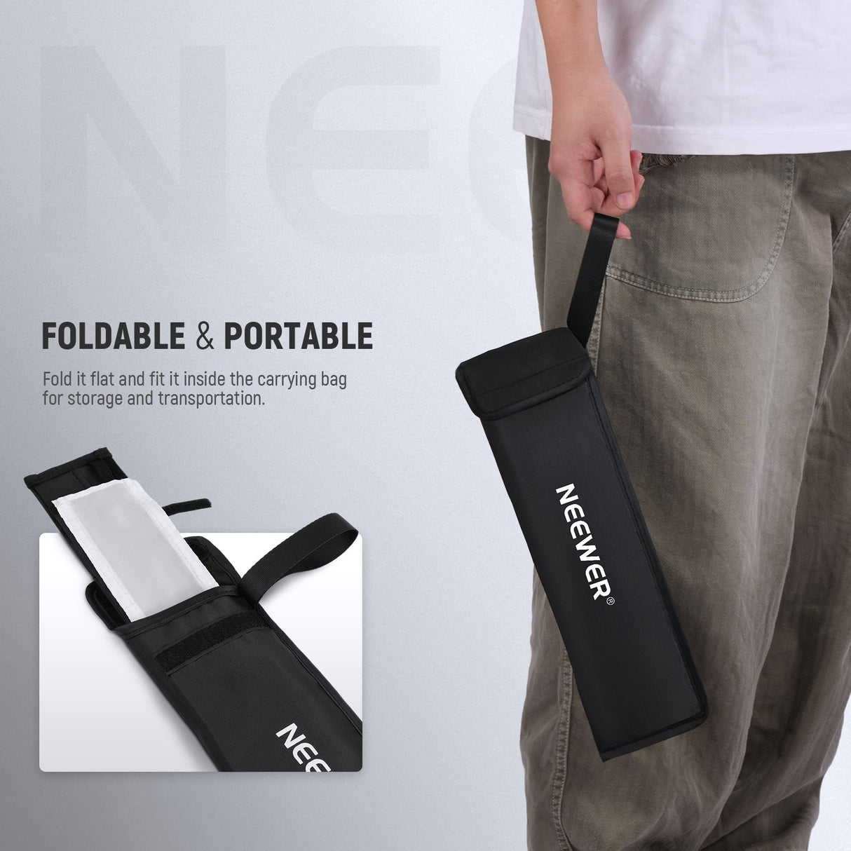 NEEWER NS7S Tube Light Grid Softbox Diffuser for RGB1