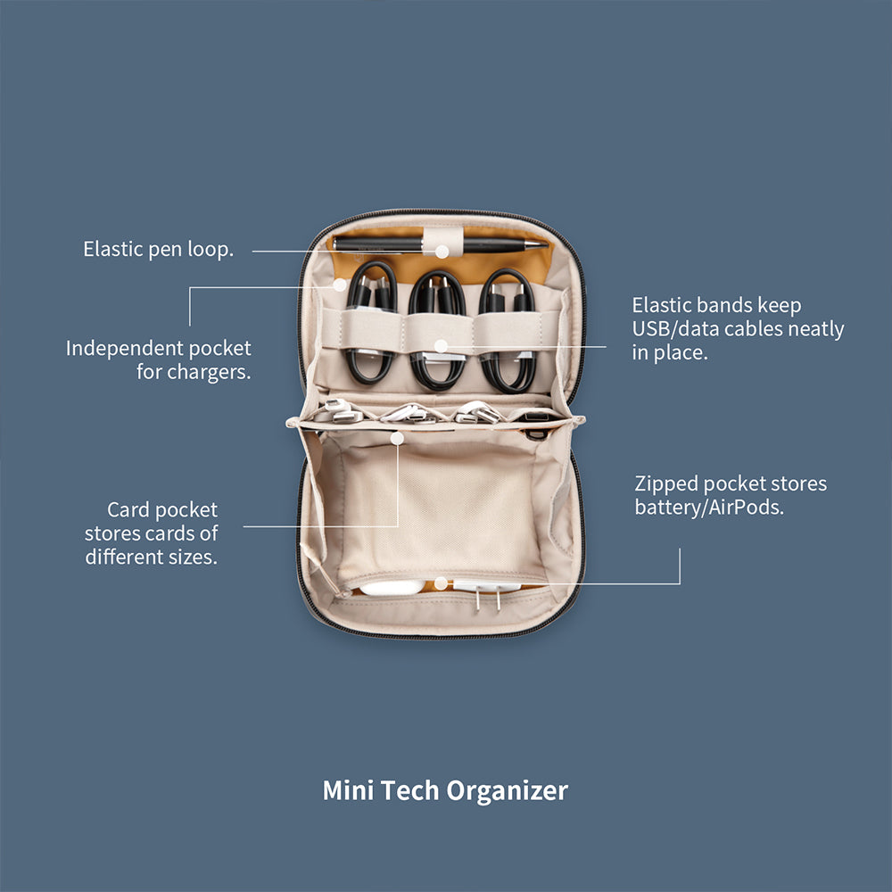 Mini Tech Organizer & Tech Organizer
