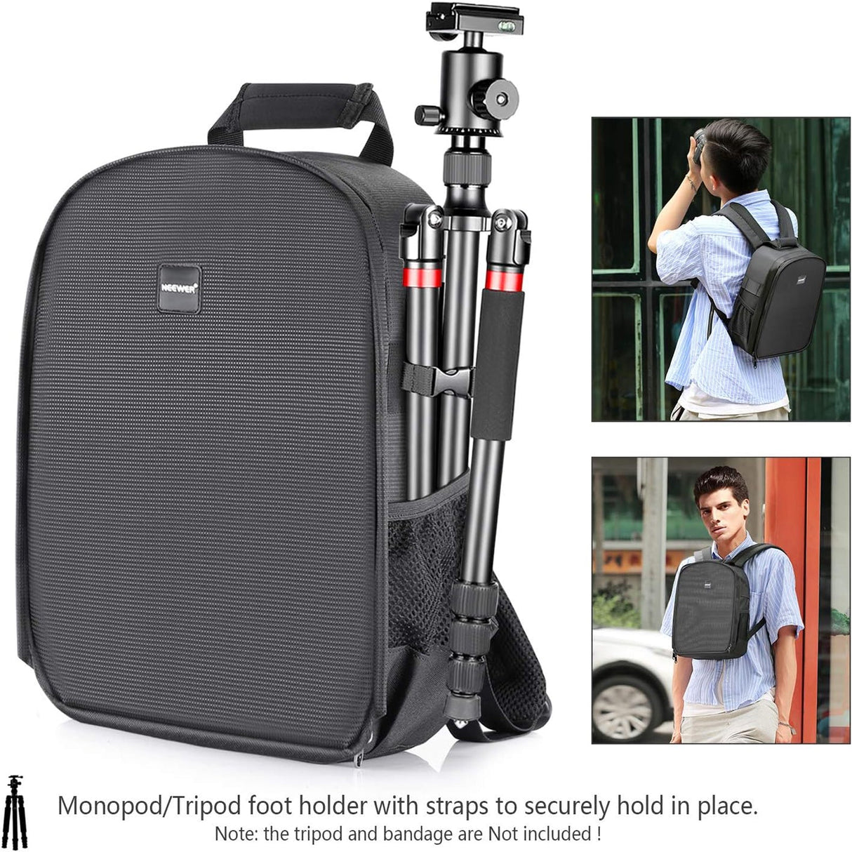 NEEWER 11.8"x5.5"x14.6" Camera Backpack