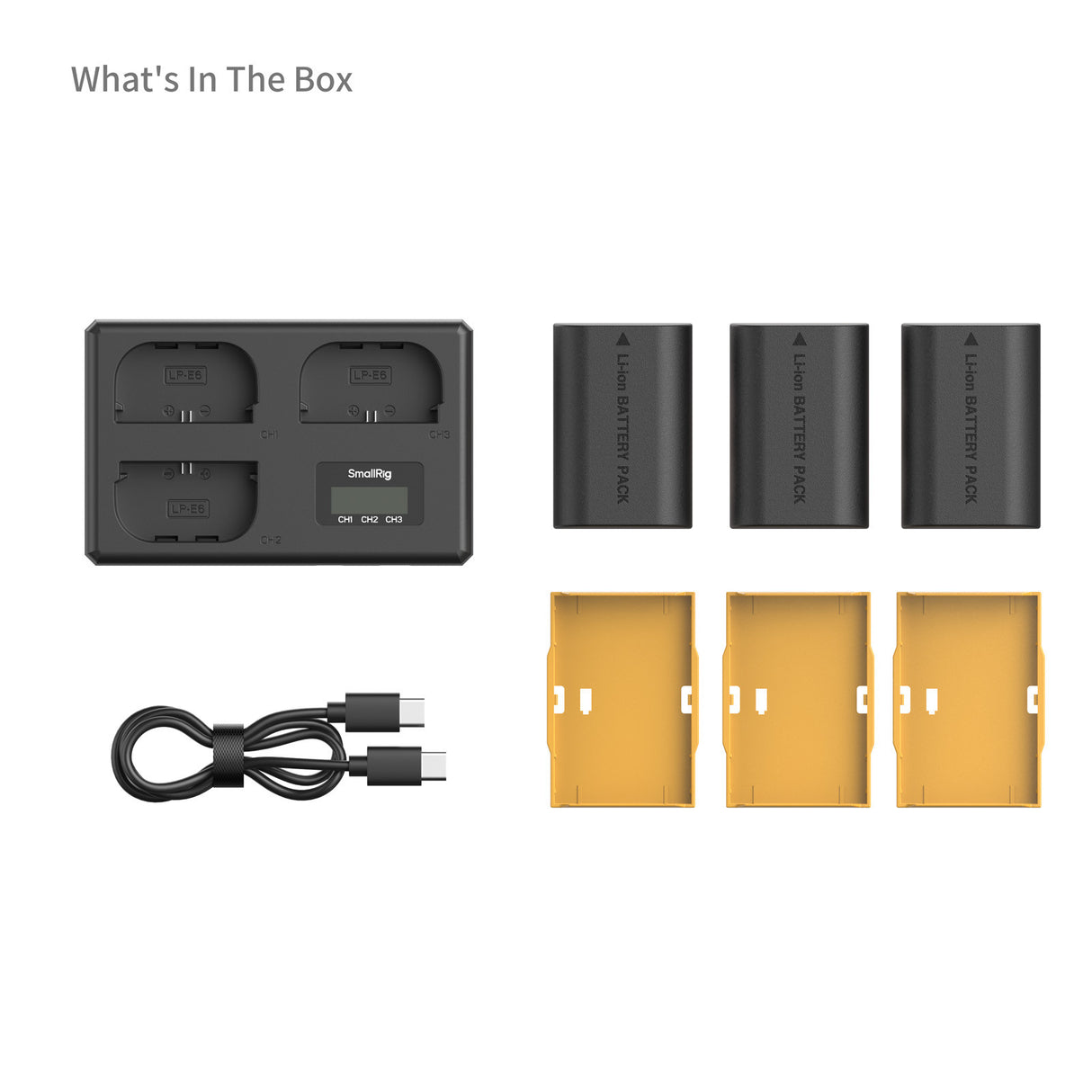 SmallRig Camera Battery Kit for Canon LP-E6NH 6017