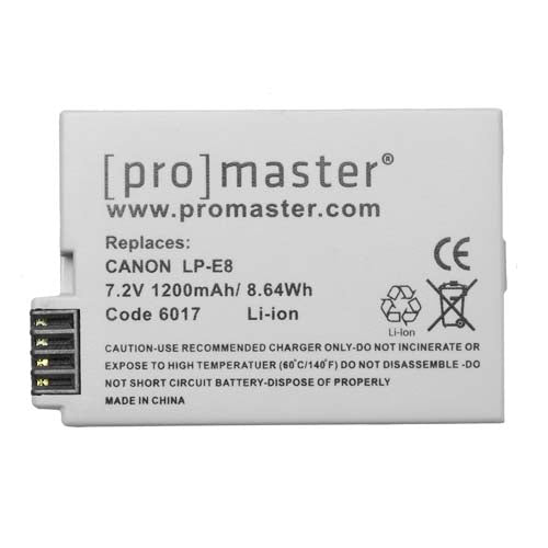 ProMaster Li-ion Battery for Canon LP-E8 - Image 3