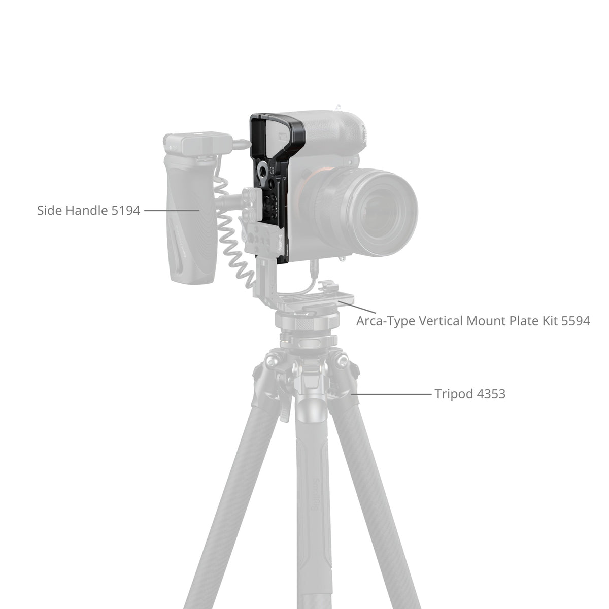 SmallRig Baseplate with AirTag Slot for Sony Alpha 7 V / 7R V / 7 IV