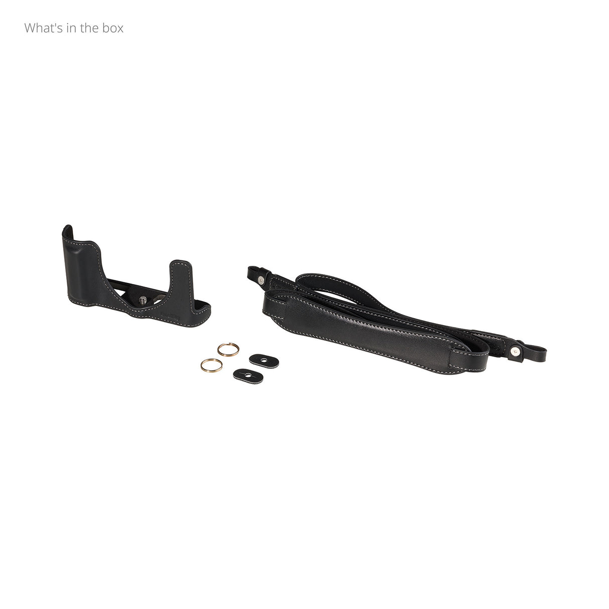 SmallRig Leather Half Case Kit for Panasonic LUMIX L10(Black)6274